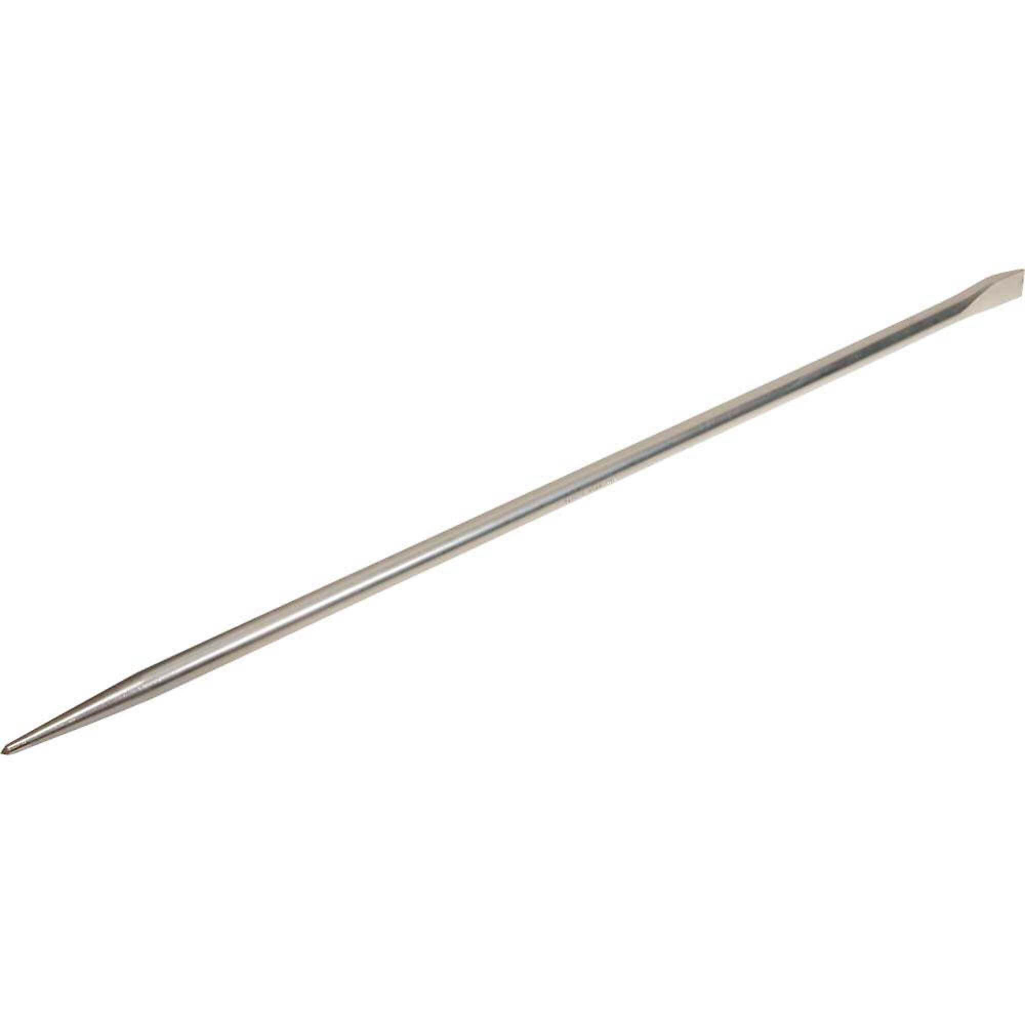 Gray Tools Pinch Bar, 1-1/4" Width Of Cut X 1" Shank X 42" Long, Nickel Plate Finish